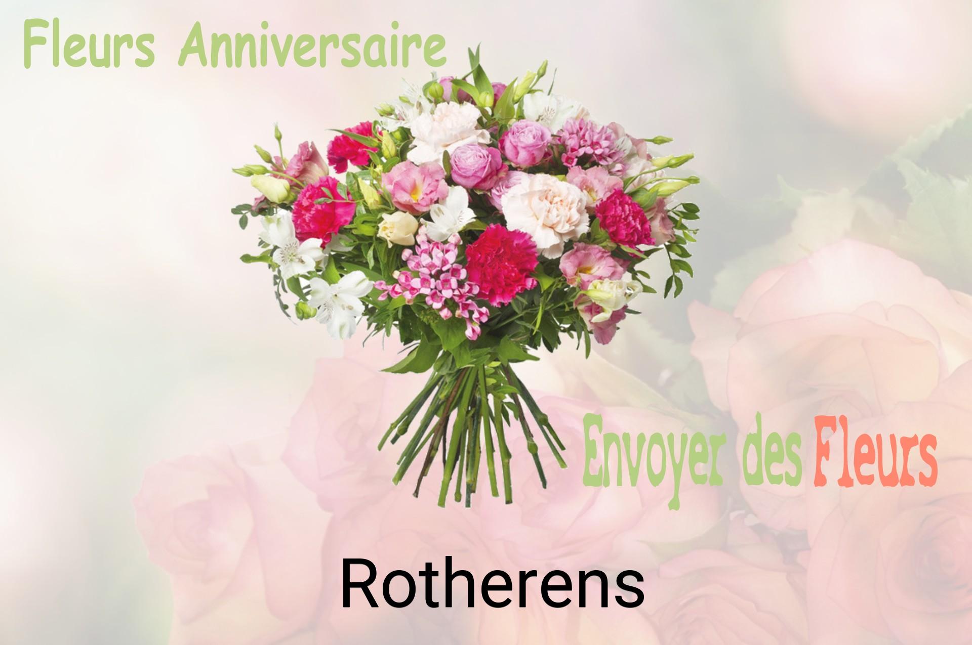 Bouquet de fleurs d’anniversaire livré à Rotherens