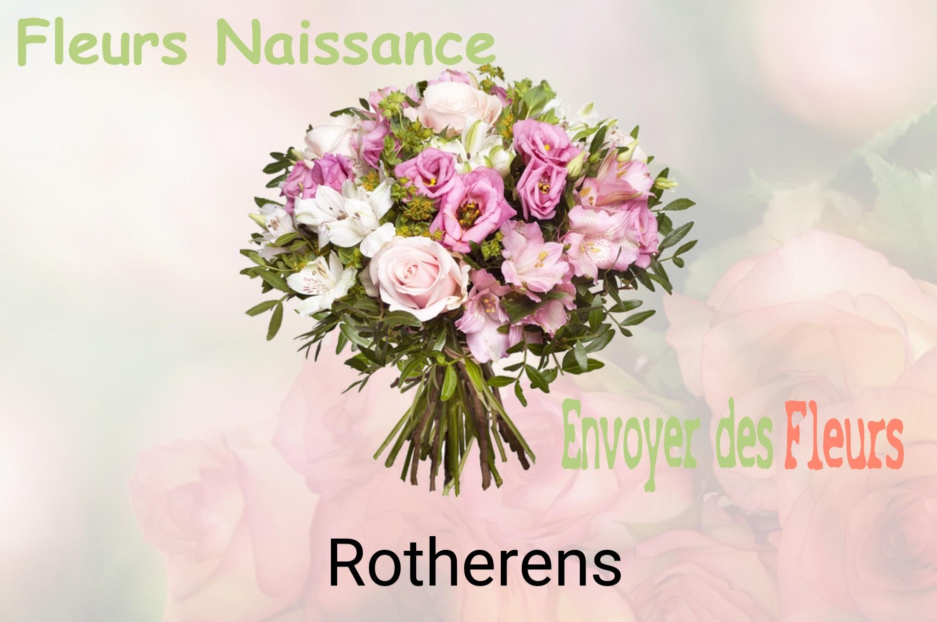 Bouquet de fleurs de naissance livré à Rotherens